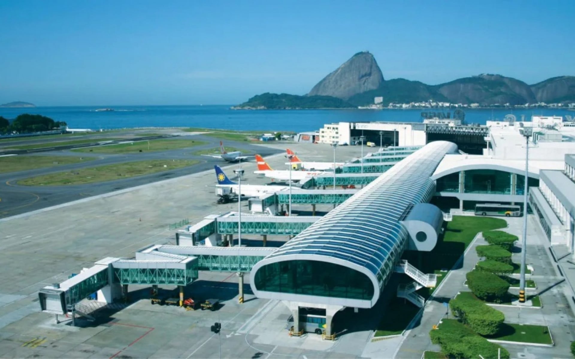 Aeroporto Santos Dumont, no Centro do Rio
