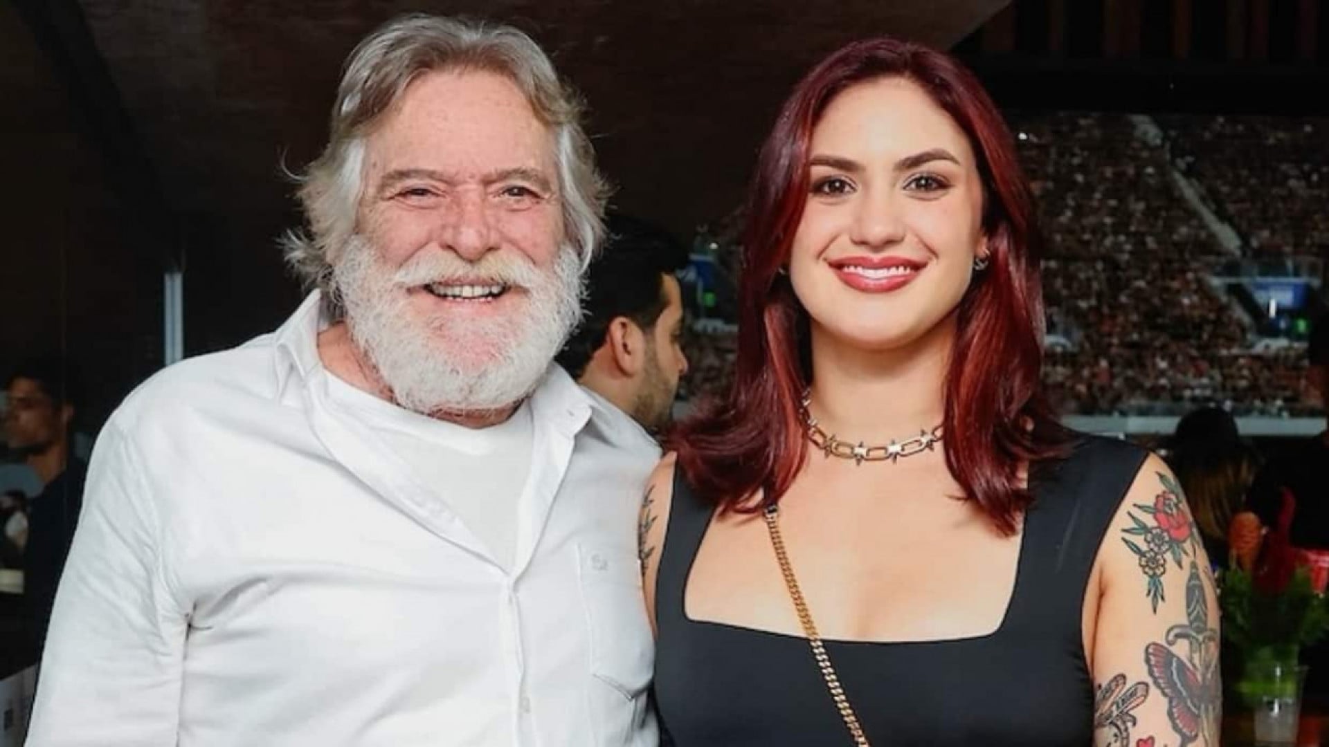 Jos&eacute; de Abreu reage a cr&iacute;ticas a casamento com mulher 52 anos mais nova