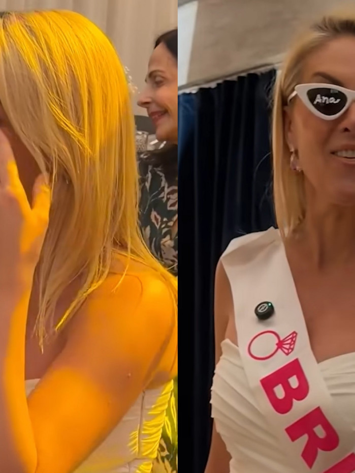 Ana Hickmann chora em ch&aacute; de lingerie antes de casamento com Edu Guedes