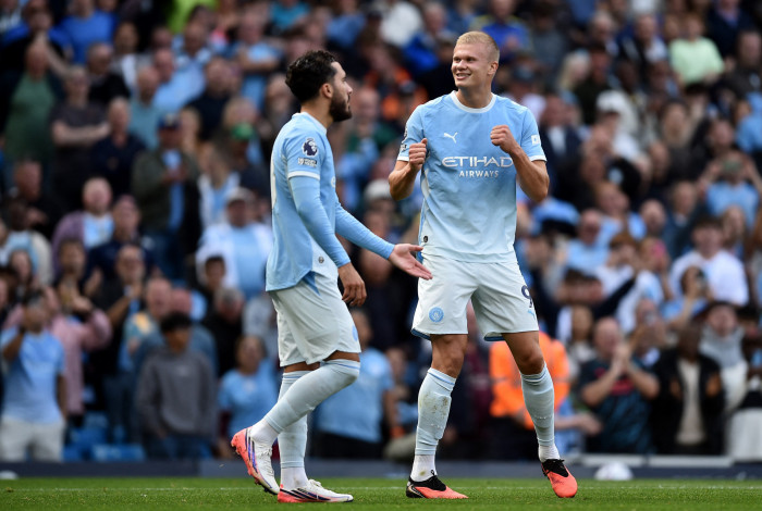 Aos 26 anos, o noruegu&ecirc;s Haaland acumula 300 gols por clubes na carreira, sendo 165 deles no City