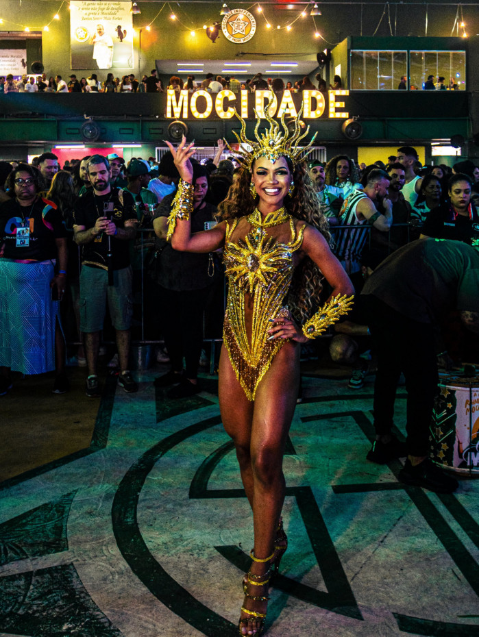 Gaby Mendes, rainha de bateria da Mocidade