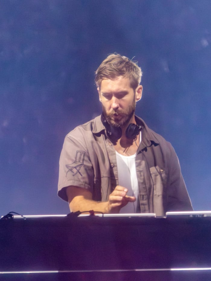 O DJ Calvin Harris fechou a noite do terceiro dia do Rock in Rio, no Palco Mundo neste domingo( (06).