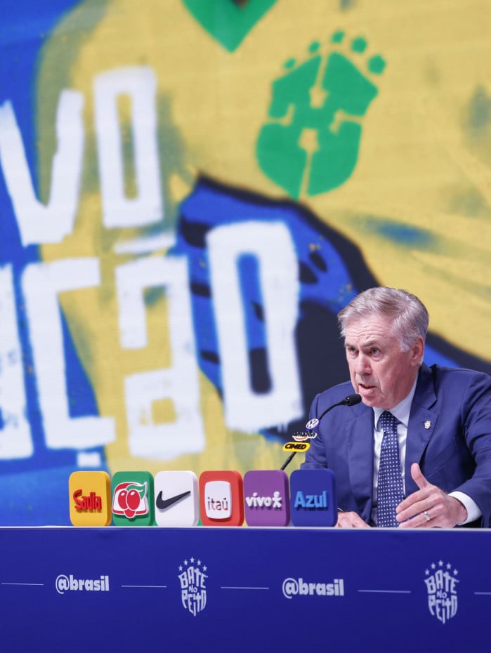 Ancelotti inicia um ciclo de Copa do Mundo pela primeira vez