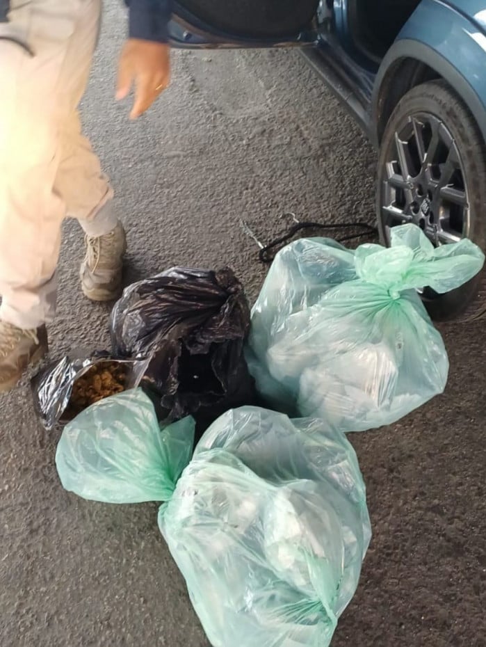 PRF apreendeu drogas com homem que tentou fugir a nado pela Ba&iacute;a de Guanabara