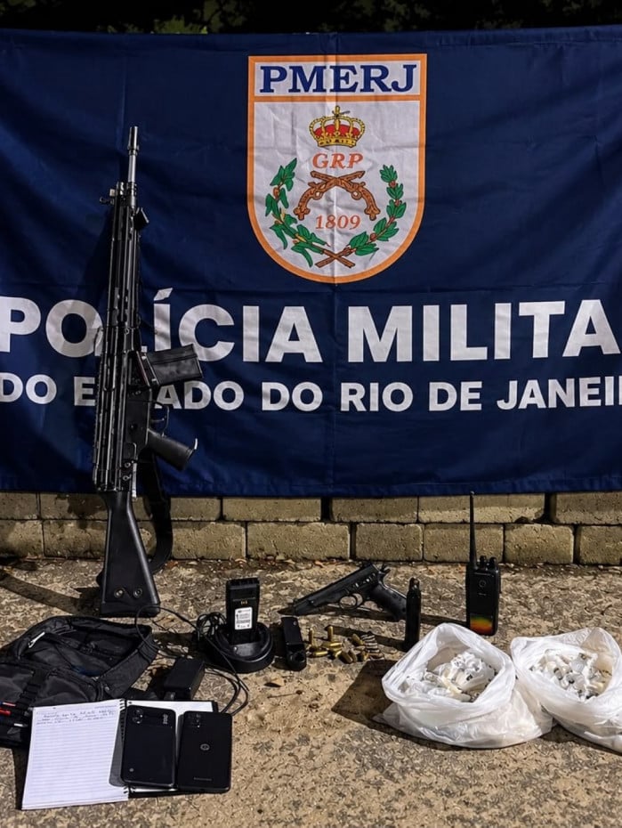 Fuzil foi apreendido em a&ccedil;&atilde;o do Bope no Caju
