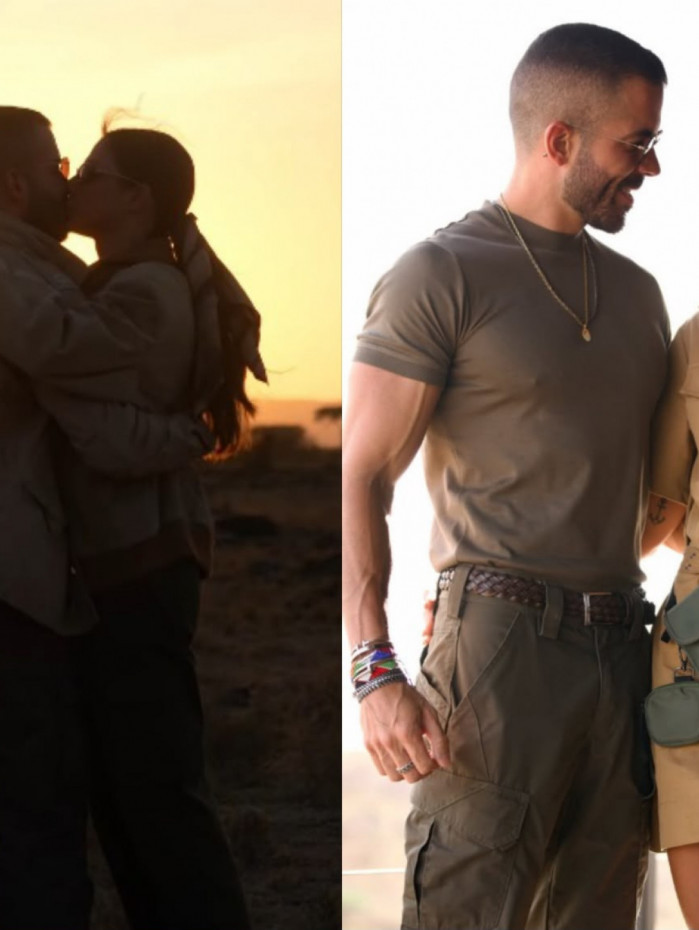 Pipo Marques pediu Mari Gonzalez em casamento e o casal ficou noivo durante viagem para a &Aacute;frica