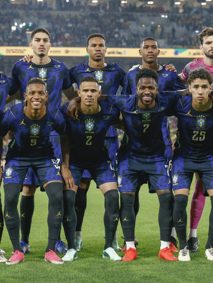 Time titular do Brasil para enfrentar a Austr&aacute;lia, em Brisbane