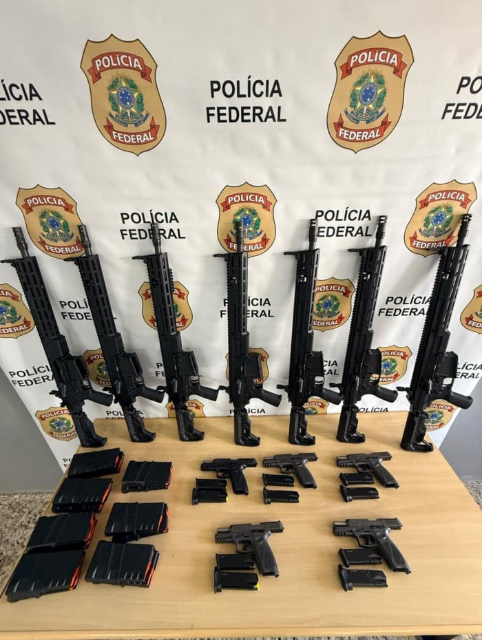 Pol&iacute;cia Federal apreendeu quatro fuzis de calibre 7,62