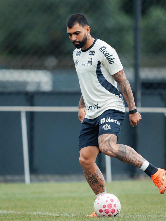 Gabigol &eacute; a esperan&ccedil;a do Santos contra o Flamengo