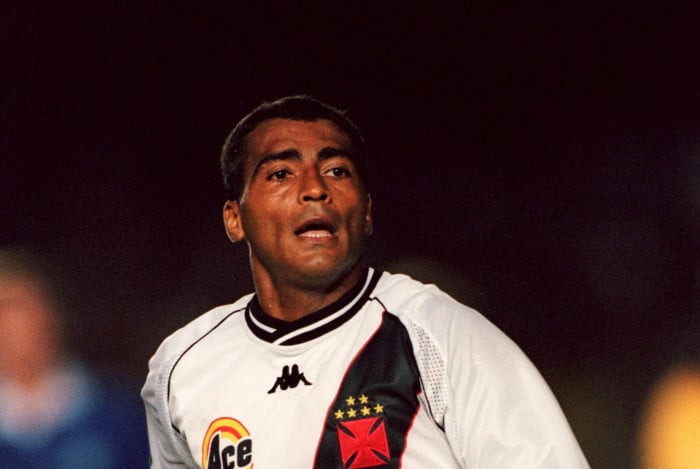Rom&aacute;rio na &eacute;poca em que atuava pelo Vasco
