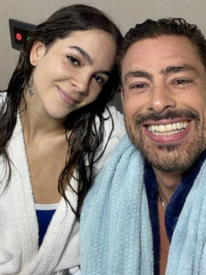 Mel Maia e Cau&atilde; Reymond aparecem em registro de grava&ccedil;&atilde;o de 'Avenida Brasil 2'