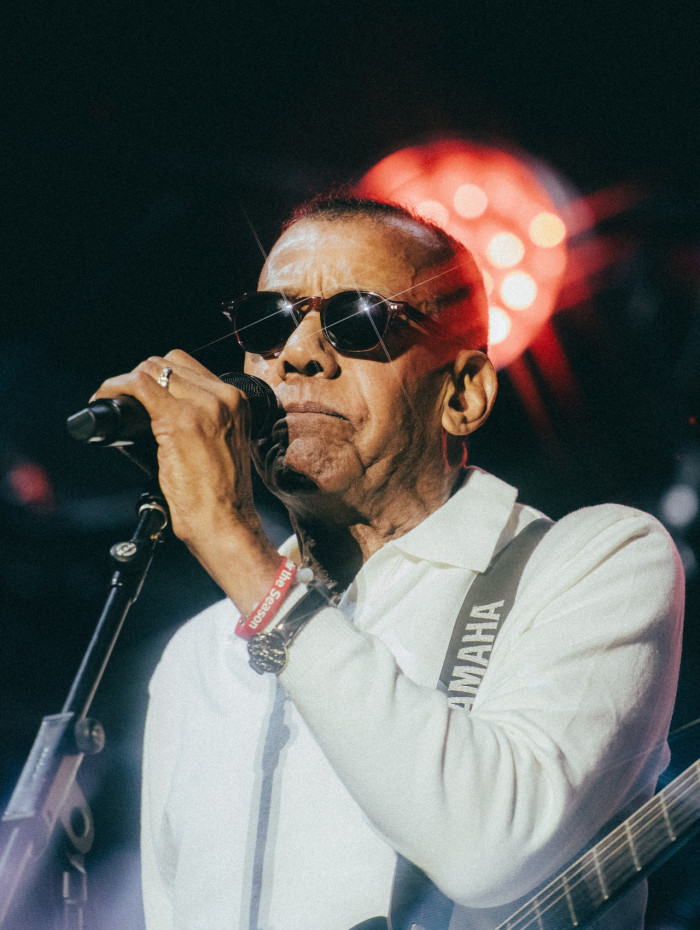 Jorge Ben Jor durante show em S&atilde;o Paulo