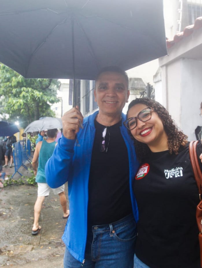 Juarez e Mariana s&atilde;o eleitores do Lula