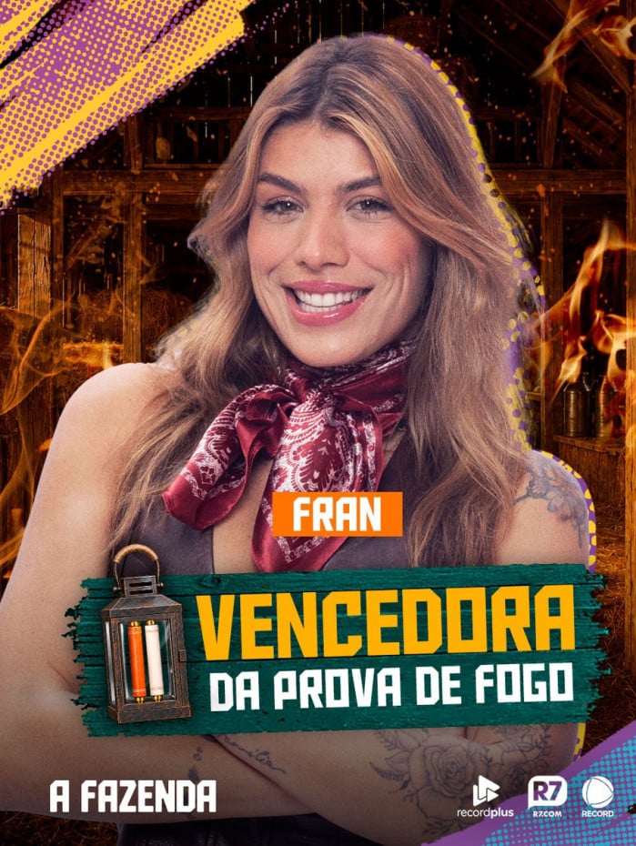 Fran Almeida venceu a Prova de Fogo 