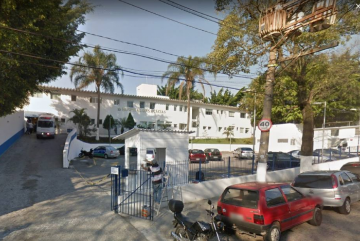 Mulher foi internada no Hospital das Acácias, em Santo André 