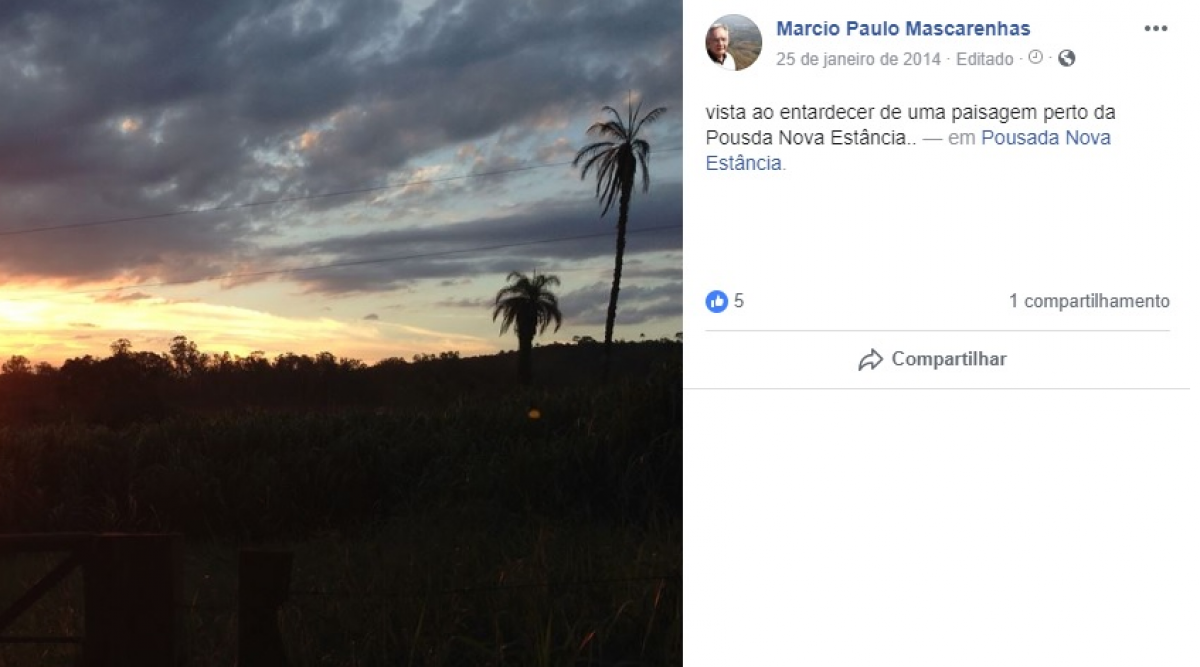 Marcio Paulo Mascarenhas era dono da pousada Nova Est&acirc;ncia, destru&iacute;da ap&oacute;s o rompimento da barragem da Vale