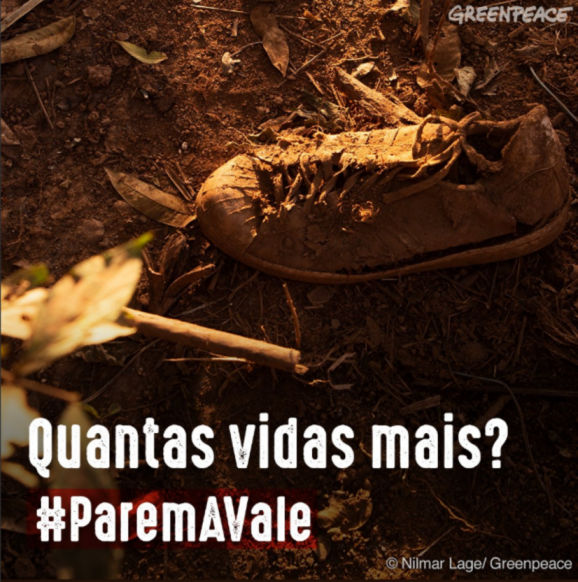 Greenpeace faz campanha contra Vale após tragédia em Brumadinho
