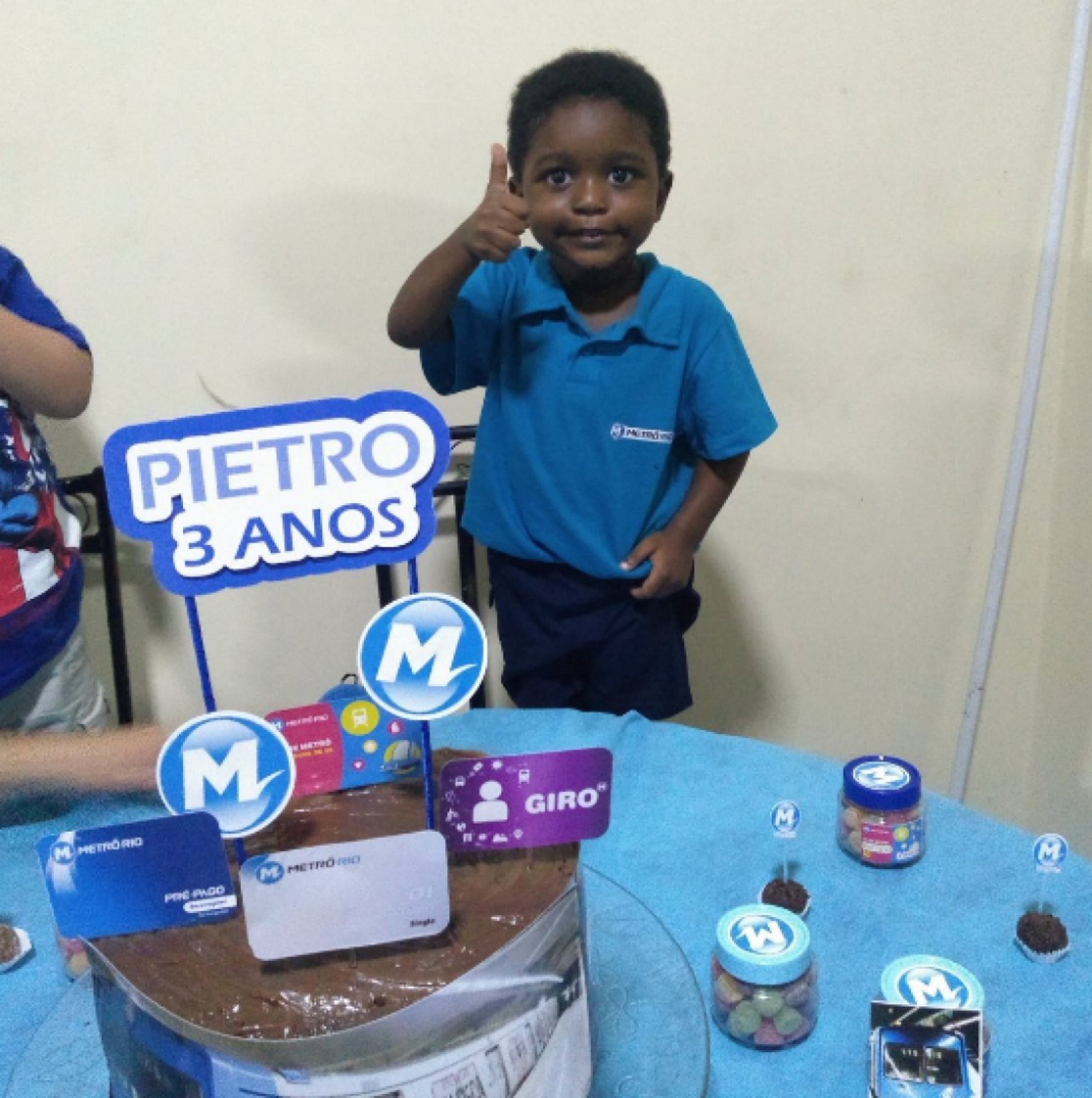 Pietro completou três anos na última semana