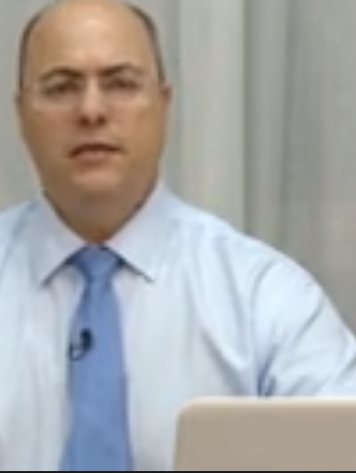 O governador Wilson Witzel fez uma live na noite desta sexta-feira 