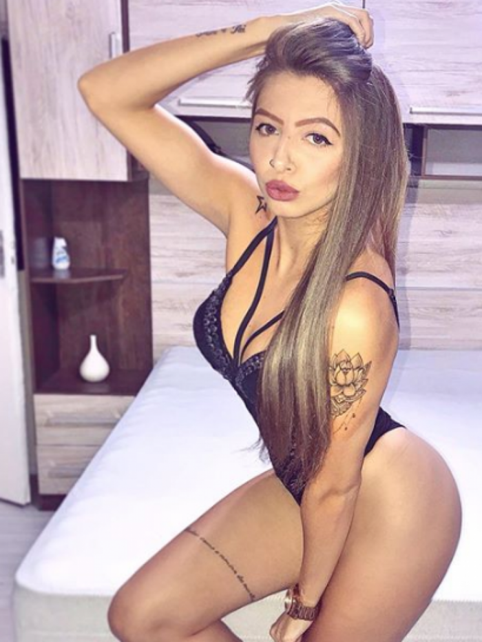 Luana Riske é torcedora do Athletico-PR