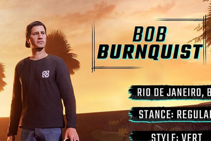 Bob Burnquist publica vídeo com seu personagem em Tony Hawk's Pro Skater 1+2