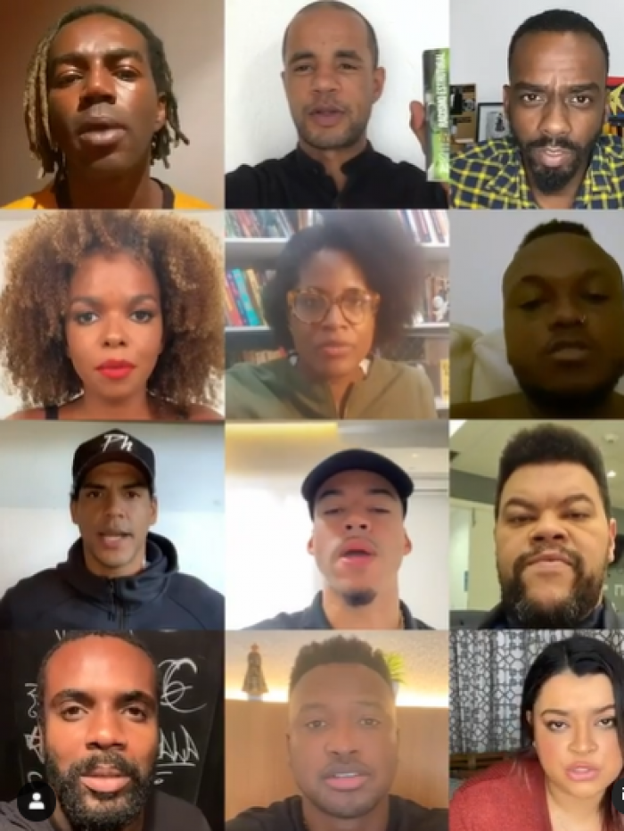 Artistas participam de campanha pela liberdade de produtor preso - Reprodução / Instagram