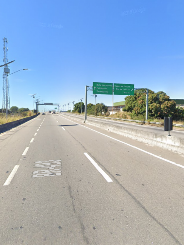 Rodovia RJ-493 - Reprodução/GoogleMaps